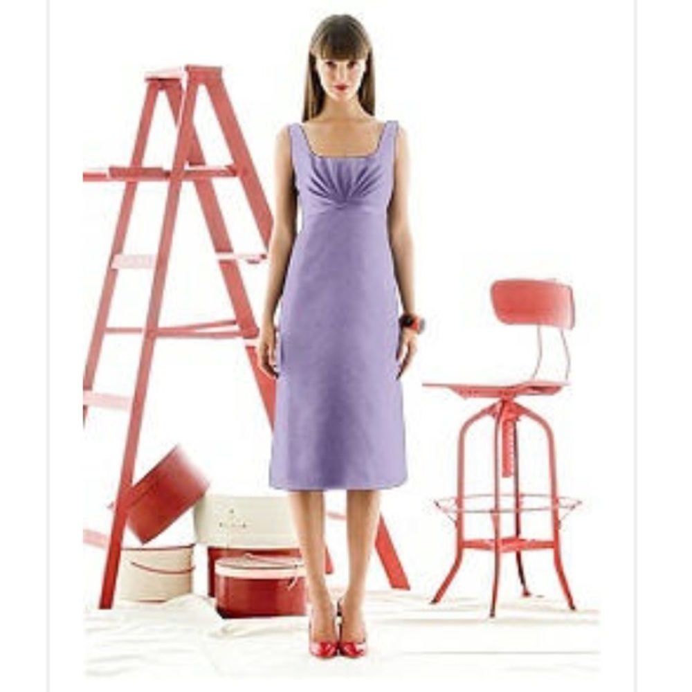 “ALFRED SUNG” Duchess Ruched Bust Dress